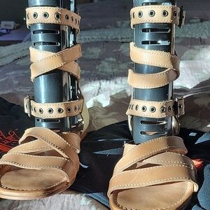 Brown Strappy Sandals